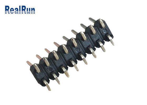 Passo 2.54mm UL94V-0 do GV PA6T 16 Pin Header Connector Dual Row