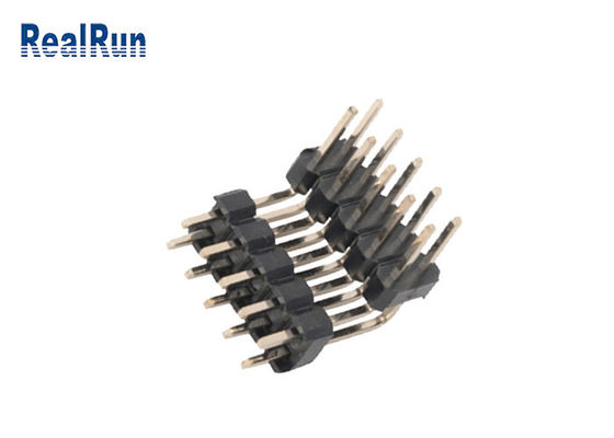Conector de bronze do encabeçamento da fileira de PA6T PBT LCP Pin Header 10P DC500V dois