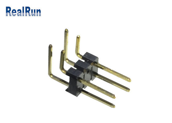Conector duplo do encabeçamento da fileira do conector UL94V-0 do encabeçamento do PWB de LCP PA6T PBT