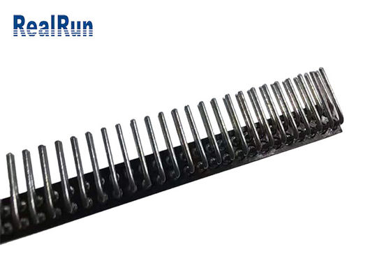 Ângulo direito de bronze PA6T PPS de Pin Female Header 70P do círculo de CuZn38Pb