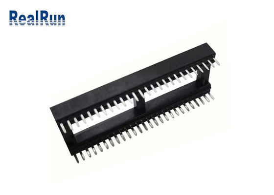 15,24 conector fêmea do encabeçamento do soquete UL94V-0 da fileira PBT 52P CI