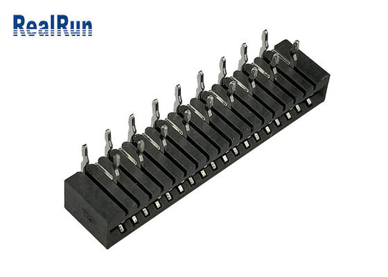 Conector de cabo fêmea da C.C. 500V FFC da curvatura do conector 90° de Tin Plating PA6T FFC FPC