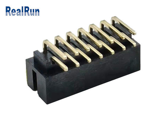 GV chapeado ouro do conector 2.0*6.4-2*7P do encabeçamento da caixa de UL94V-0 PA6T