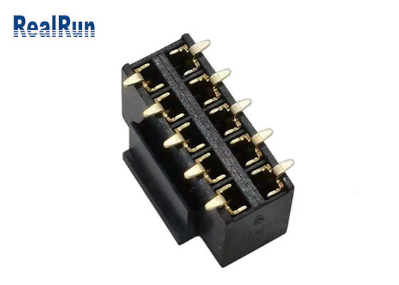 Pin fêmea ISO9001 do conector H7.1 SMD 2×5 do encabeçamento do ohm de LCP PA6T 30m