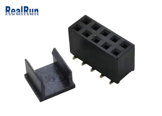 Pin fêmea ISO9001 do conector H7.1 SMD 2×5 do encabeçamento do ohm de LCP PA6T 30m