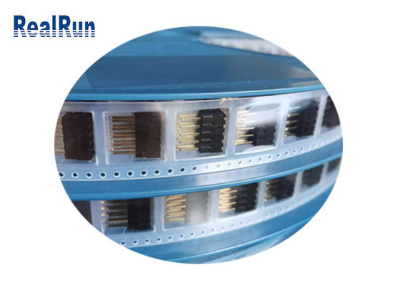 Placa de Pin Header PA6T LCP da fileira do dobro de ISO9001 10P PBT para embarcar o conector