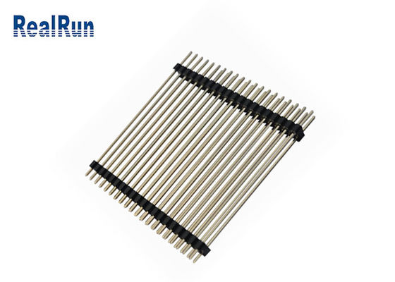 Conector de bronze do PWB de PA6T LCP 0.75A Pin Header Connector Gold Flash