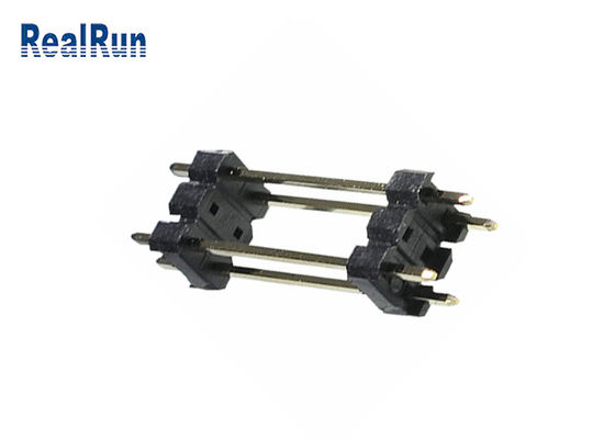 Mergulho de Pin Header Connector 2.54mm da fibra de PA6T PBT LCP através do furo 0.75A