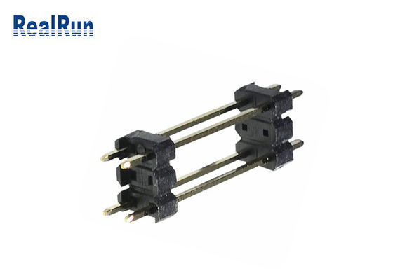 Mergulho de Pin Header Connector 2.54mm da fibra de PA6T PBT LCP através do furo 0.75A