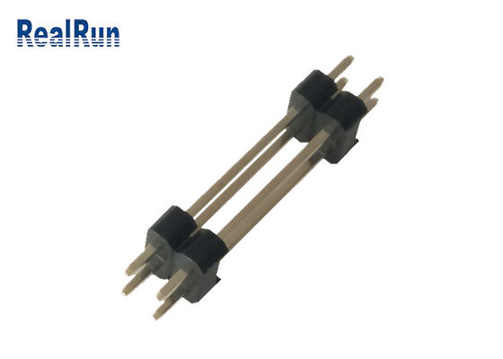 Solde C.C. 0.75A do homem do PWB da C.C. 0,75 Pin Header Connector H2.5 4P de PA6T