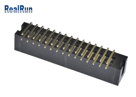 cabo de 2*15P LCP PA9T para embarcar o soquete de bronze do encabeçamento do PWB do conector ISO9001