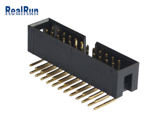 Pin R/A de bronze DC3A LCP do conector UL94V-0 PBT do encabeçamento da caixa de PA6T 24