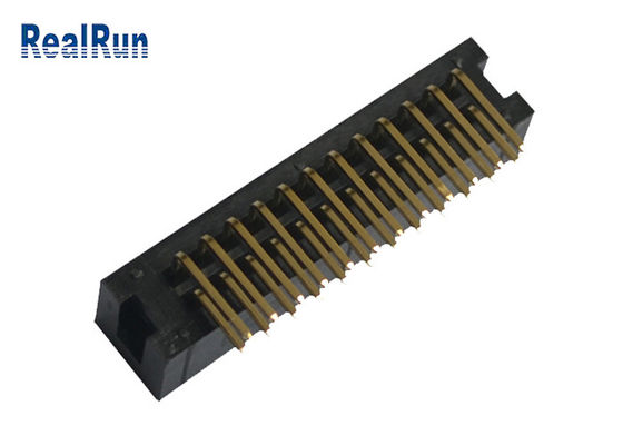 Pin R/A de bronze DC3A LCP do conector UL94V-0 PBT do encabeçamento da caixa de PA6T 24