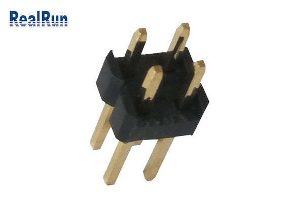 Do conector masculino de bronze do encabeçamento de LCM flash duplo do ouro da fileira UL94V-0 PBT LCP