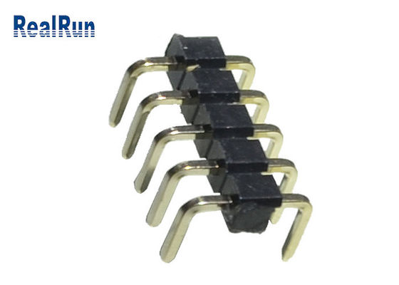 Tipo solda de Pin Header Connector 2.54mm U do bronze de PBT do GV do terminal LCP
