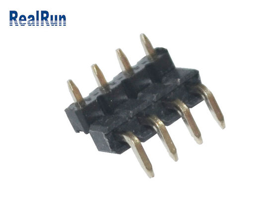 O conector masculino PA6T do encabeçamento da fibra de LCP solda o plástico dobro de bronze preto