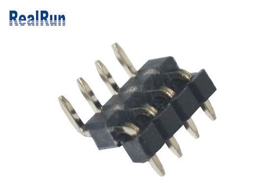 O conector masculino PA6T do encabeçamento da fibra de LCP solda o plástico dobro de bronze preto