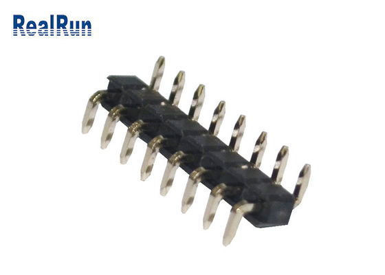 Resistência de oxidação do conector UL94V-0 2.54mm do encabeçamento do ângulo direito de LCP PBT