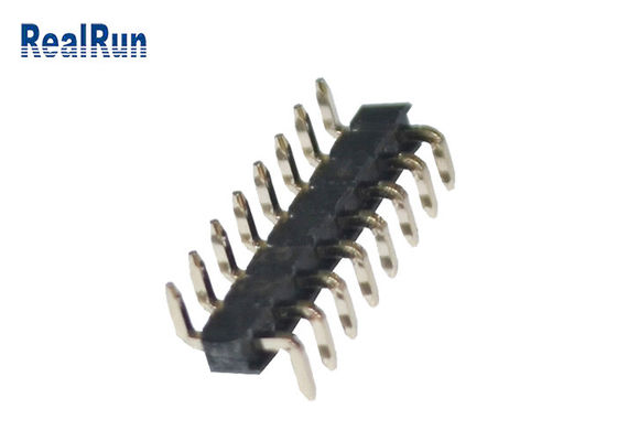 Resistência de oxidação do conector UL94V-0 2.54mm do encabeçamento do ângulo direito de LCP PBT