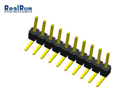 conector do PWB da fileira de Pin Header Connector PA6T um do homem de 10P LCP PBT
