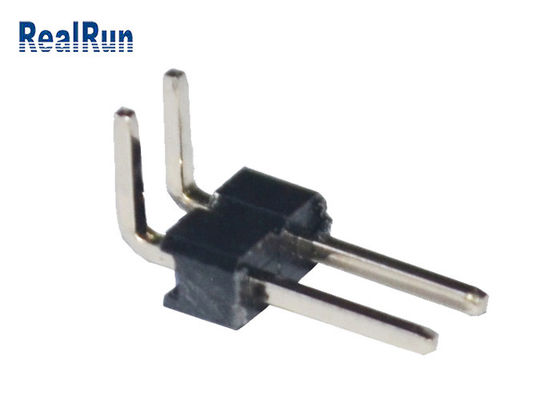 Fileira direita de Pin Header PA6T H2.5mm do ângulo de resistência de oxidação única