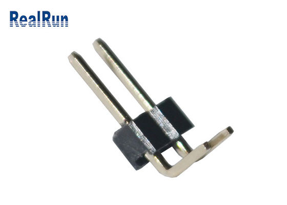 Fileira direita de Pin Header PA6T H2.5mm do ângulo de resistência de oxidação única
