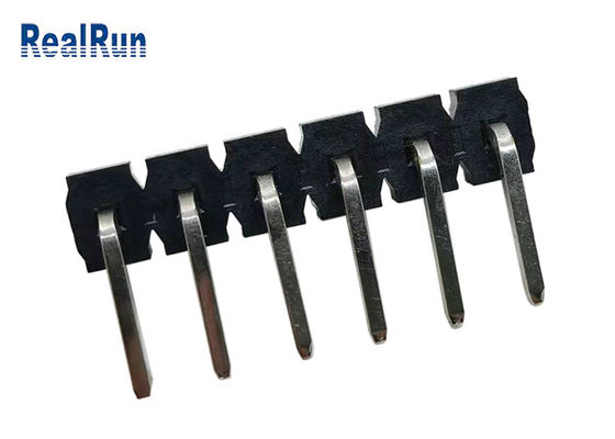 Conector de bronze preto do encabeçamento do PWB de 7A LCP 90 isolador da curvatura PA6T do grau