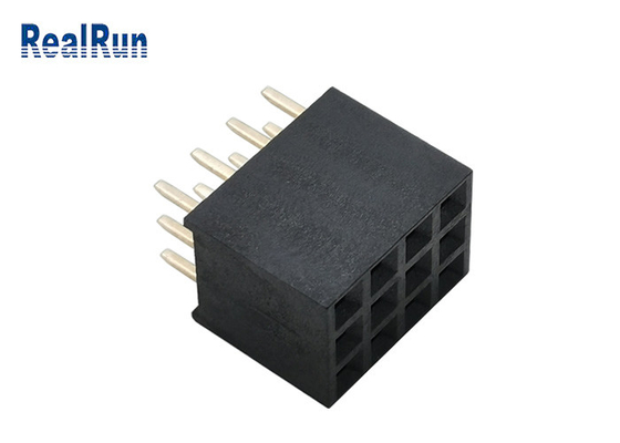 Terminal fêmea de bronze DC1.5A da fileira Y do conector PBT UL94V-0 três do encabeçamento de PA6T