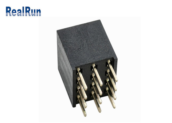 Terminal fêmea de bronze DC1.5A da fileira Y do conector PBT UL94V-0 três do encabeçamento de PA6T