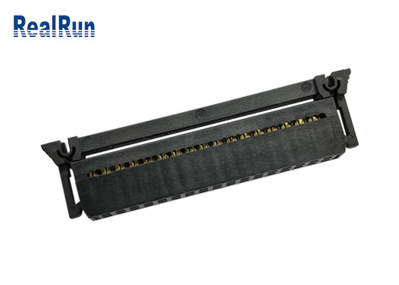 Fio fêmea do conector PBT do soquete do MERGULHO 34P IDC para embarcar conectores