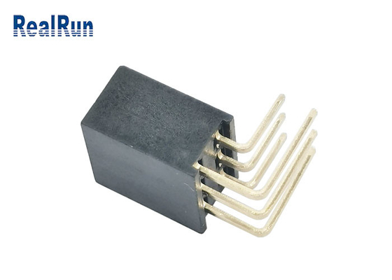 Pin fêmea 1.5A do flash 2*3 do ouro do terminal H8.5 do conector Y do encabeçamento do MERGULHO de PA6T