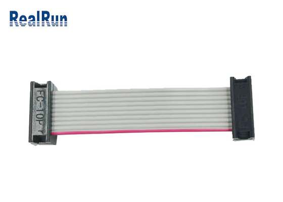 2×5 o encabeçamento IDC cabografa horizontalmente o passo PA6T de ISO9001 2.54mm para a placa do PWB
