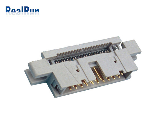 conector LCP PBT 2,54 Idc do encabeçamento do ejetor 2×8P com fio encoberto do friso