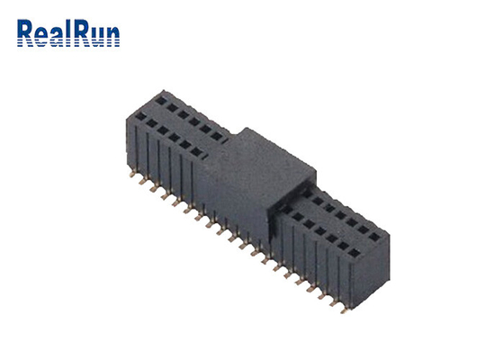 Bronze fêmea do conector 500VAC SMD H5.7 2×20P PBT do encabeçamento de PA9T LCP