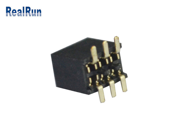 Placa fêmea da montagem da superfície do PWB do conector 1.27mm do encabeçamento ISO9001 para embarcar o conector
