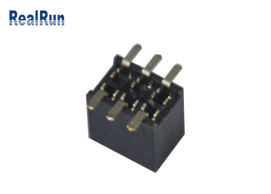Placa fêmea da montagem da superfície do PWB do conector 1.27mm do encabeçamento ISO9001 para embarcar o conector