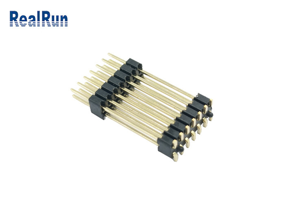 Ouro Tin Plating do conector de Pin Header Connector Dual 7P SMT do homem de PA6T