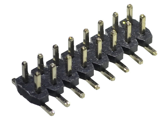Tipo de SMT SMD 2,0 PWB de Tin Plated For do preto do encabeçamento 2*8P PA6T PA9T PBT do passo do milímetro