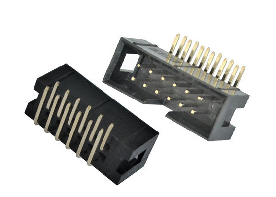 conector masculino de SMT do ângulo direito do passo do conector 2,54 do encabeçamento da caixa do encabeçamento de 2x6 IDC