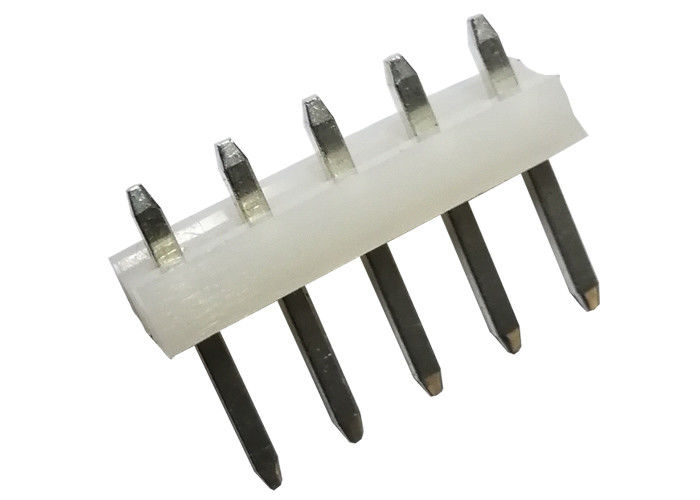 180 conector de Pin 3,96 milímetro do conector 5 do encabeçamento do Pin da fileira do grau único X 3,2 milímetros
