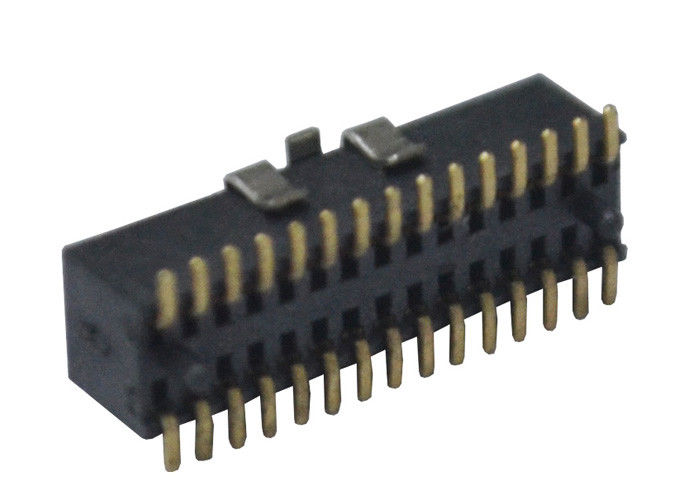 Conector fêmea do Pin da fileira de superfície 30 do dobro do encabeçamento do Pin da montagem com tipo do TAMPÃO