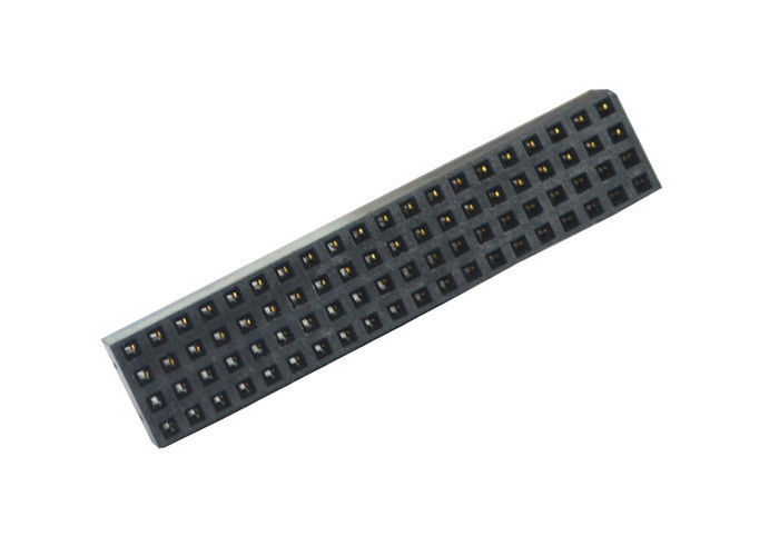 fileira fêmea do conector quatro do encabeçamento do Pin reto de 2.0mm liga de cobre de 180 graus