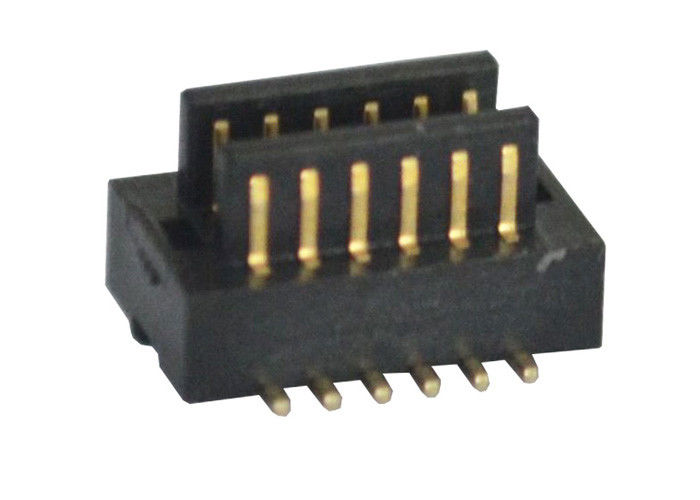 A montagem de superfície preta 2*6 Pin Board To Board Connector de H2.0 milímetro 0.8Mm lança o tipo de SMT do homem