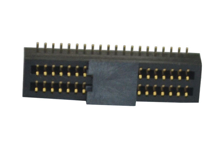 Material fêmea do Pin SMT LCP do passo 40 dos conectores de Pin 0.8mm da placa de circuito