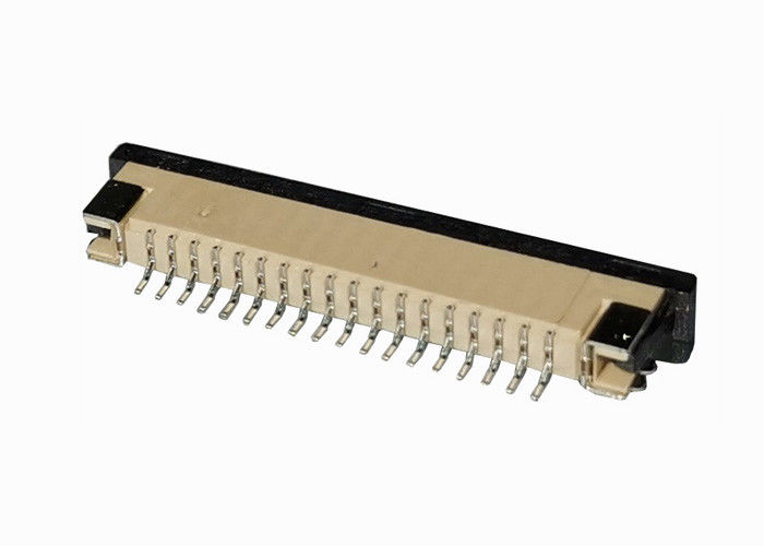 Conector do Pin FFC FPC do costume 18 flexível vertical horizontal do passo de 1,0 milímetros