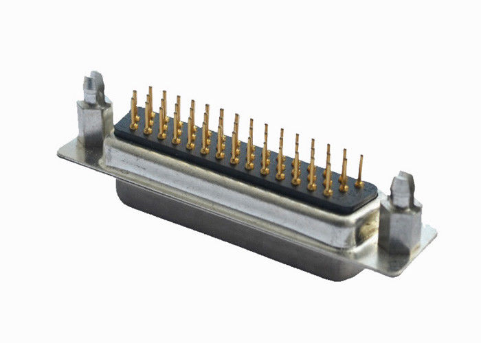 Tipo material ISO9001 de 44 Pin D da fileira PBT do dobro do conector fêmea aprovado