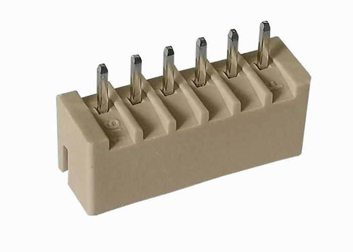 Conector horizontal PBT da bolacha de 6 Pin, fio de alta velocidade para embarcar o conector