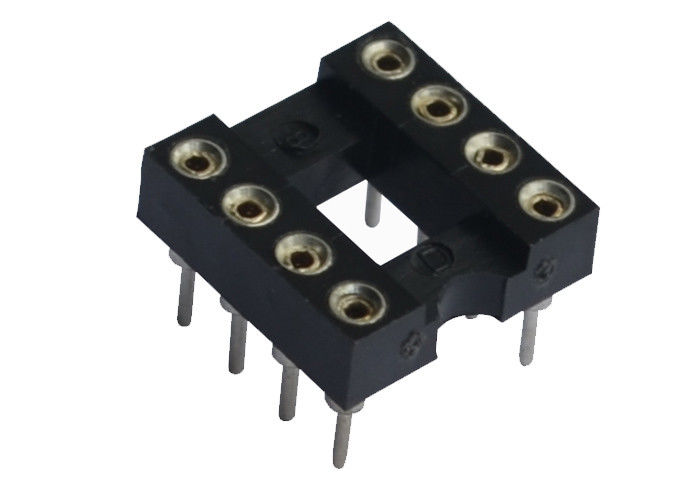 UL 94V 0 28 umidade redonda do conector do furo 7.62mm do soquete de IC do mergulho do Pin - prova