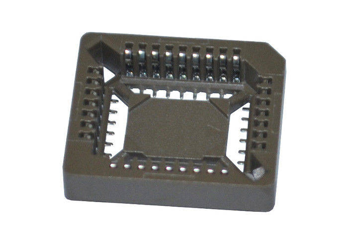 32 tipo ouro de SMT do passo do conector 1.27mm do soquete do Pin PLCC IC/chapeamento da lata