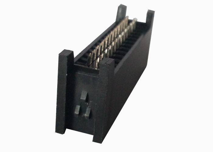 Fio fêmea de Idc do encabeçamento de 26 Pin para embarcar o tipo de cabo preto da imprensa do conector de 60V